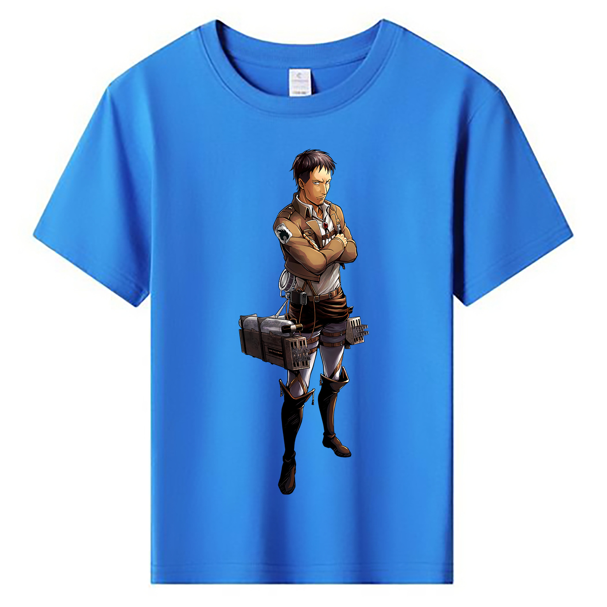 （画像用） 進撃の巨人 Attack on Titan 綿100％キッズTシャツ（フロントプリント）